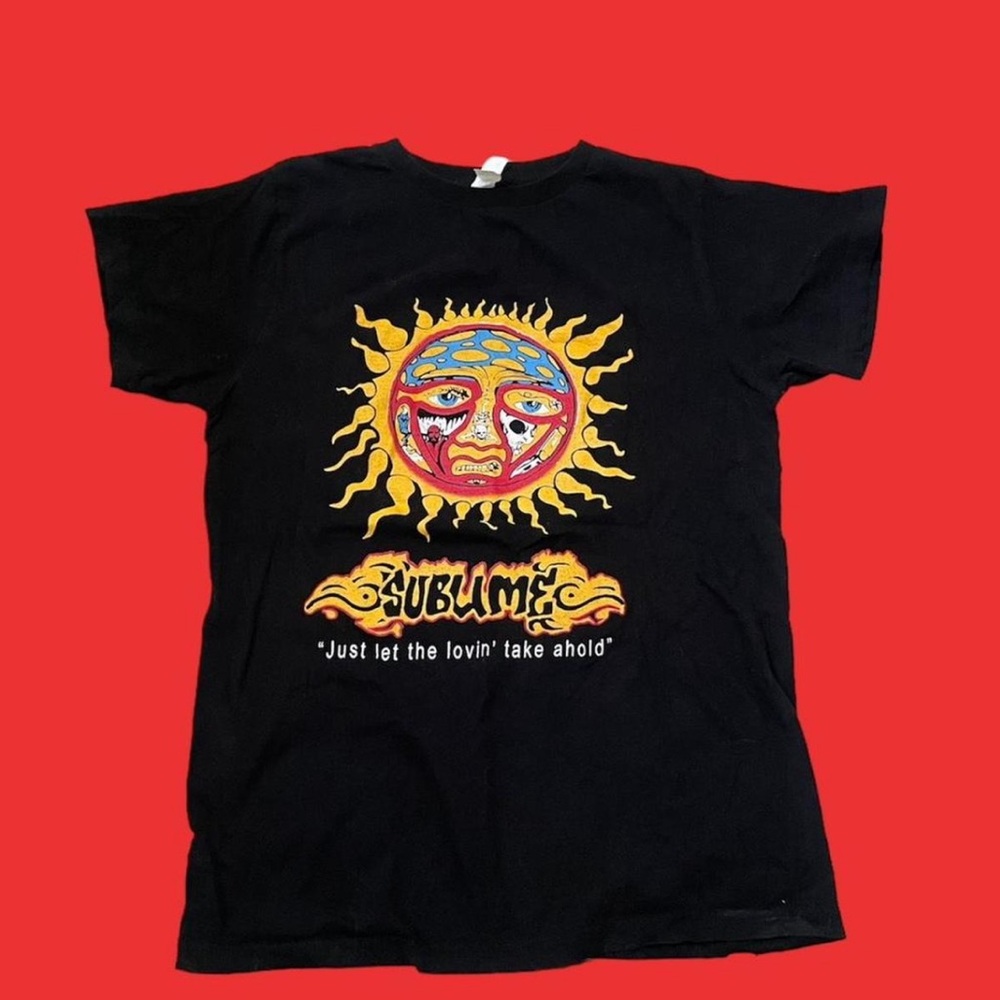 Black Sublime Band Graphic Tee